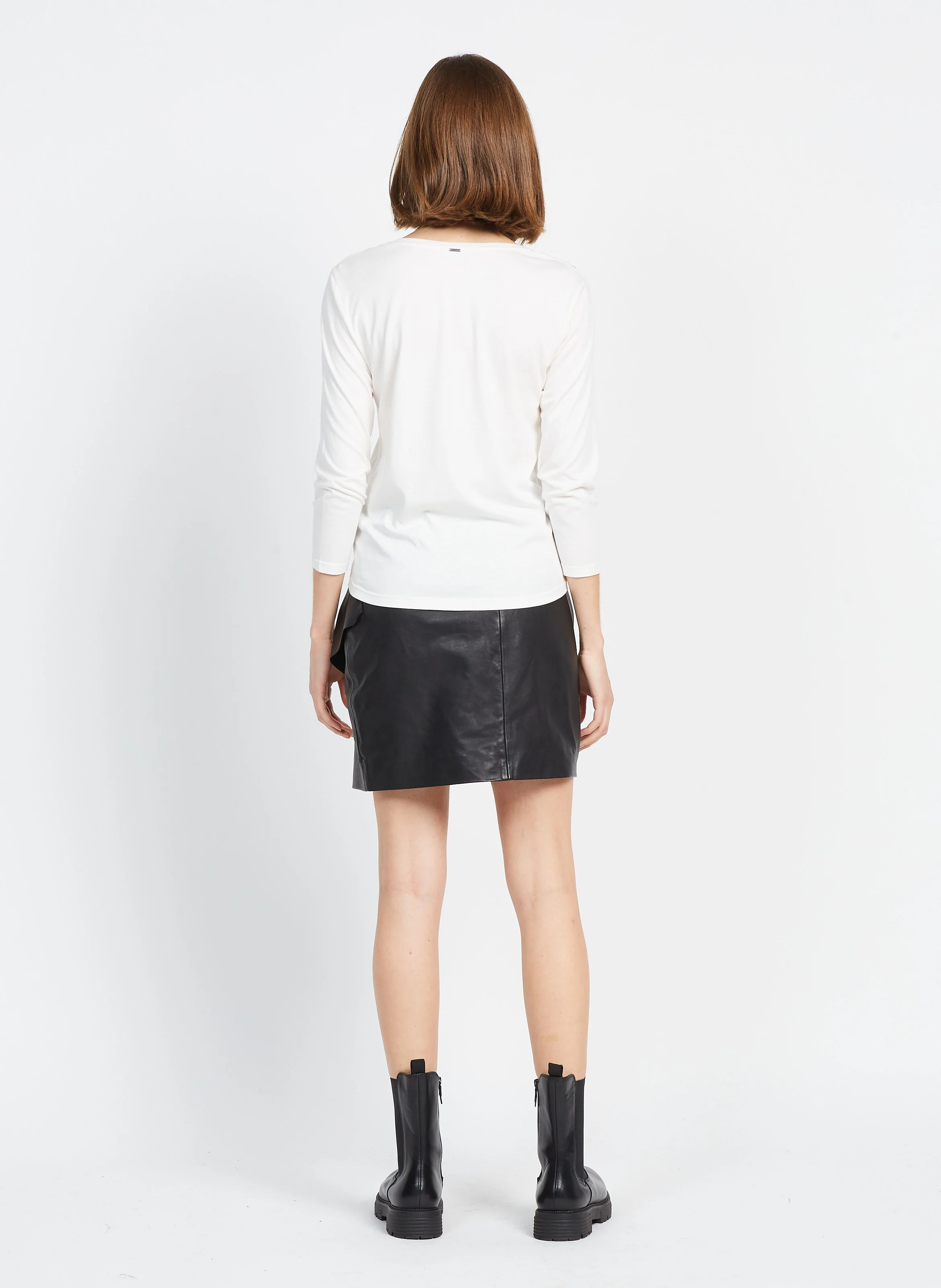 ANTONELLE - Bottines Chelsea en cuir| Noir