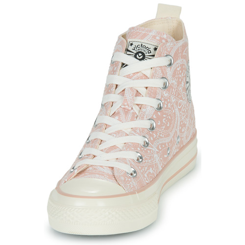 Victoria - TRIBU BRILLO BANDANA LON - Rose / Blanc