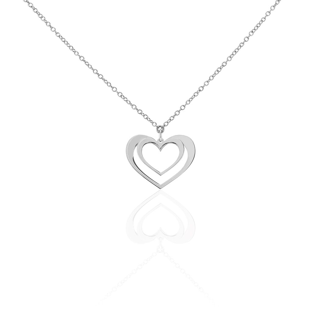 Collier Clarra Argent Blanc