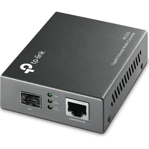 TP-Link Omada MC220L convertisseur de support réseau 1000 Mbit/s Multimode, Monomode Noir