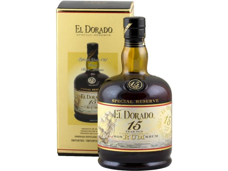 El Dorado Special 15 Years 0.7 l Bernsteinfarbige Spirituose auf Basis von Zuckerrohr