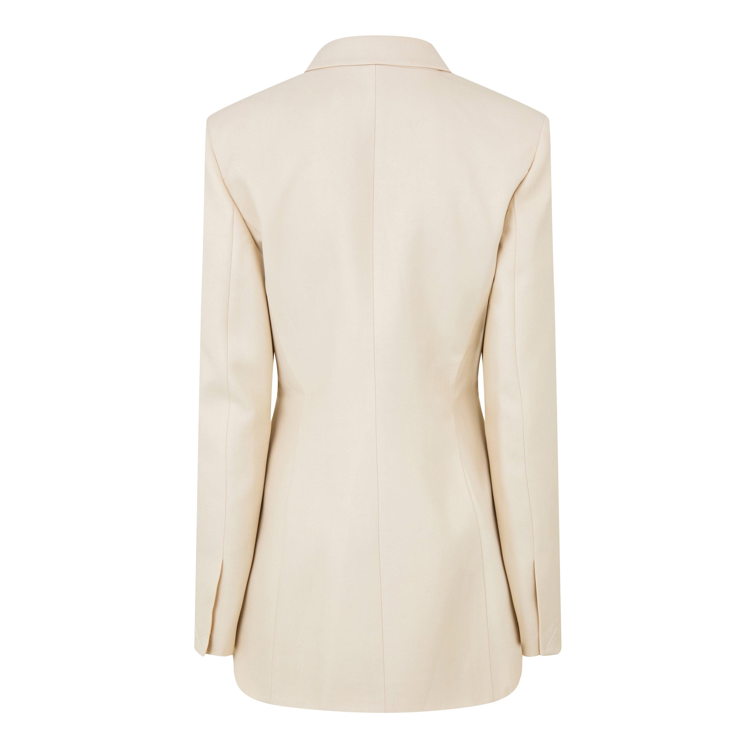 Off White Suit Jacket Ld99
