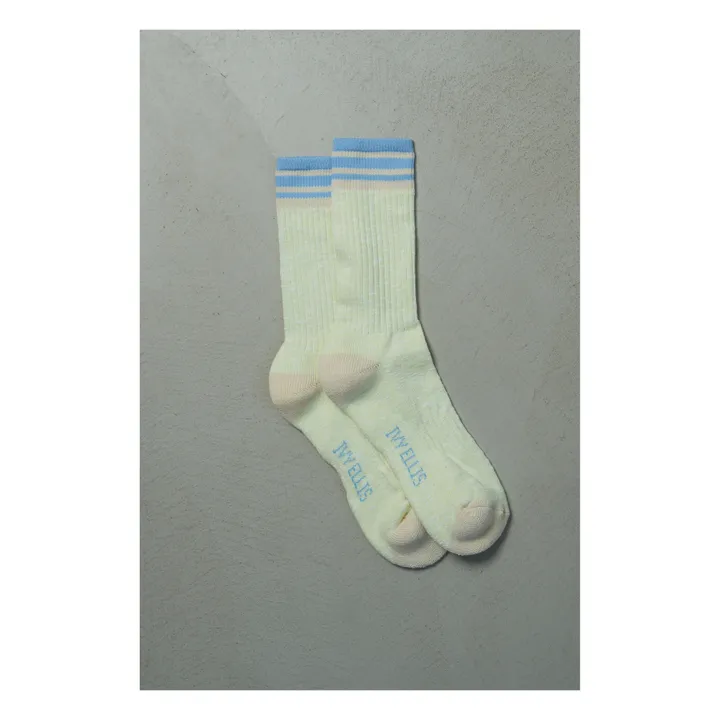 Ivy Ellis Chaussettes Hautes Embo | Jaune pâle