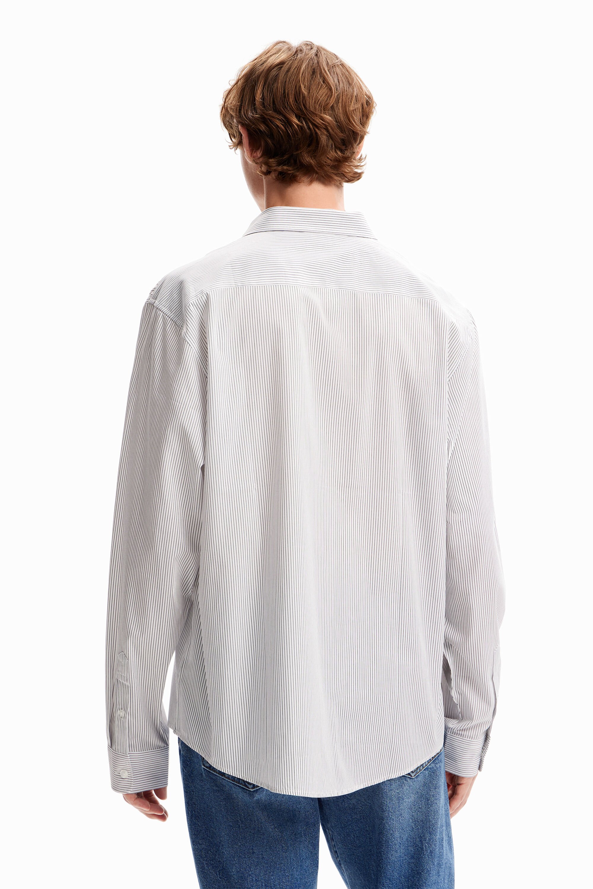 Chemise popeline patchwork