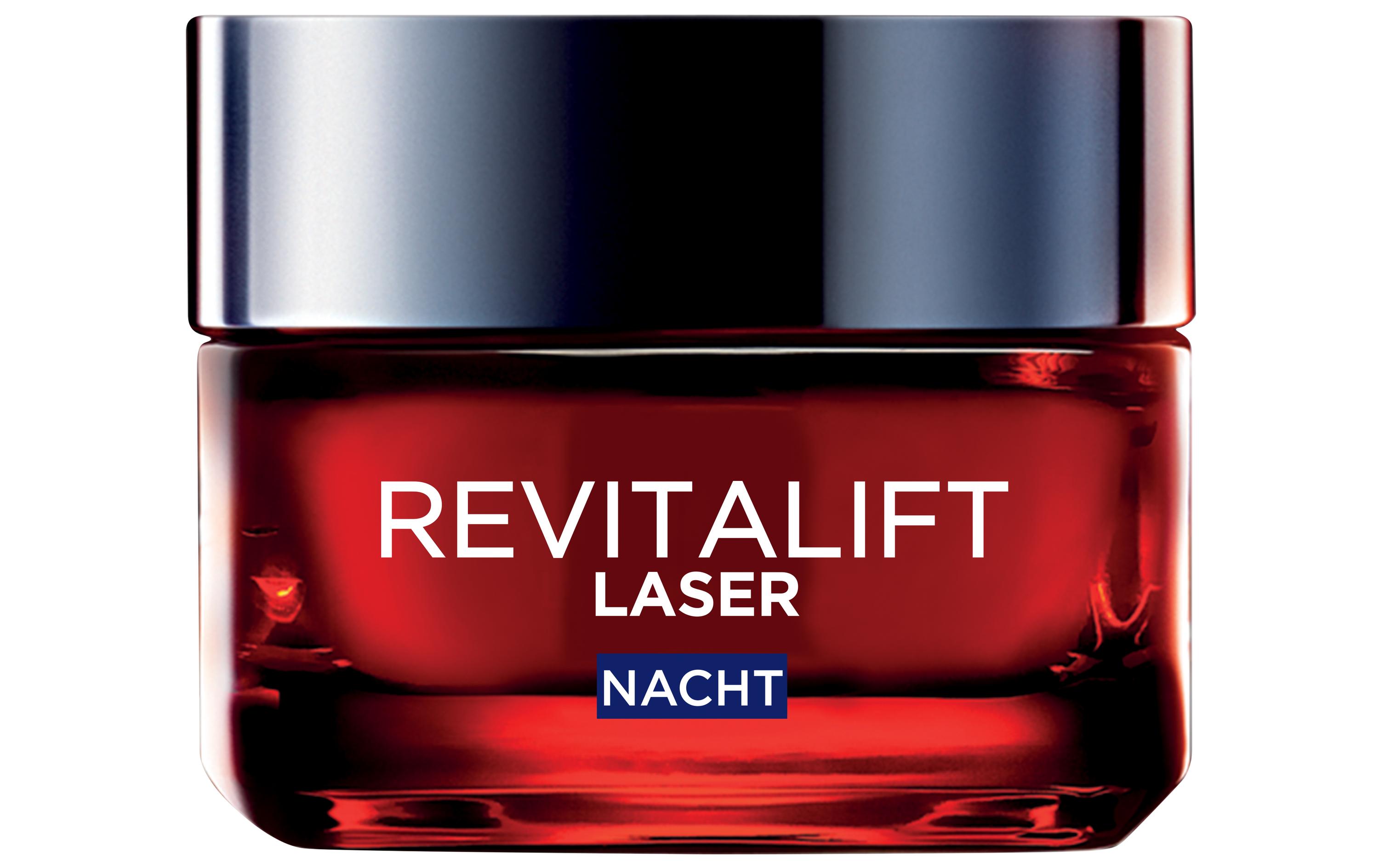 Nachtcrème RevitaLift Laser X3 Anti-Age 50 mlGesichtspflege mit Dreifach-Power-Formel mit Pro-Retinol, Hyaluronsäure und Vitamin C