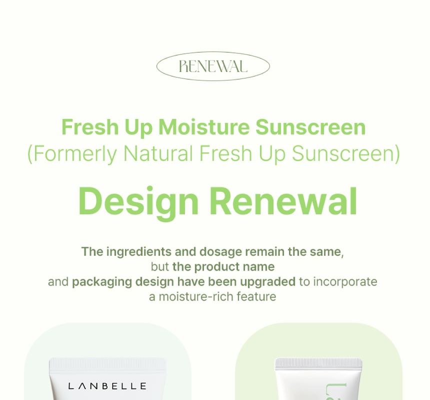 LANBELLE - Fresh Up Moisture Zonnebrandcrème