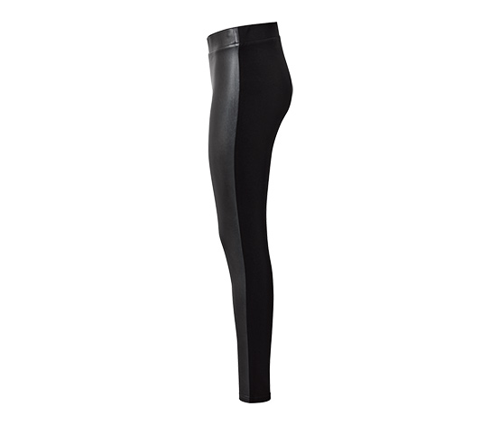Leggings im Materialmix