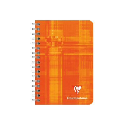 Clairefontaine - Carnet à spirale 9 x 14 cm - 100 pages - petits carreaux (5x5 mm) - disponible dans différentes couleurs