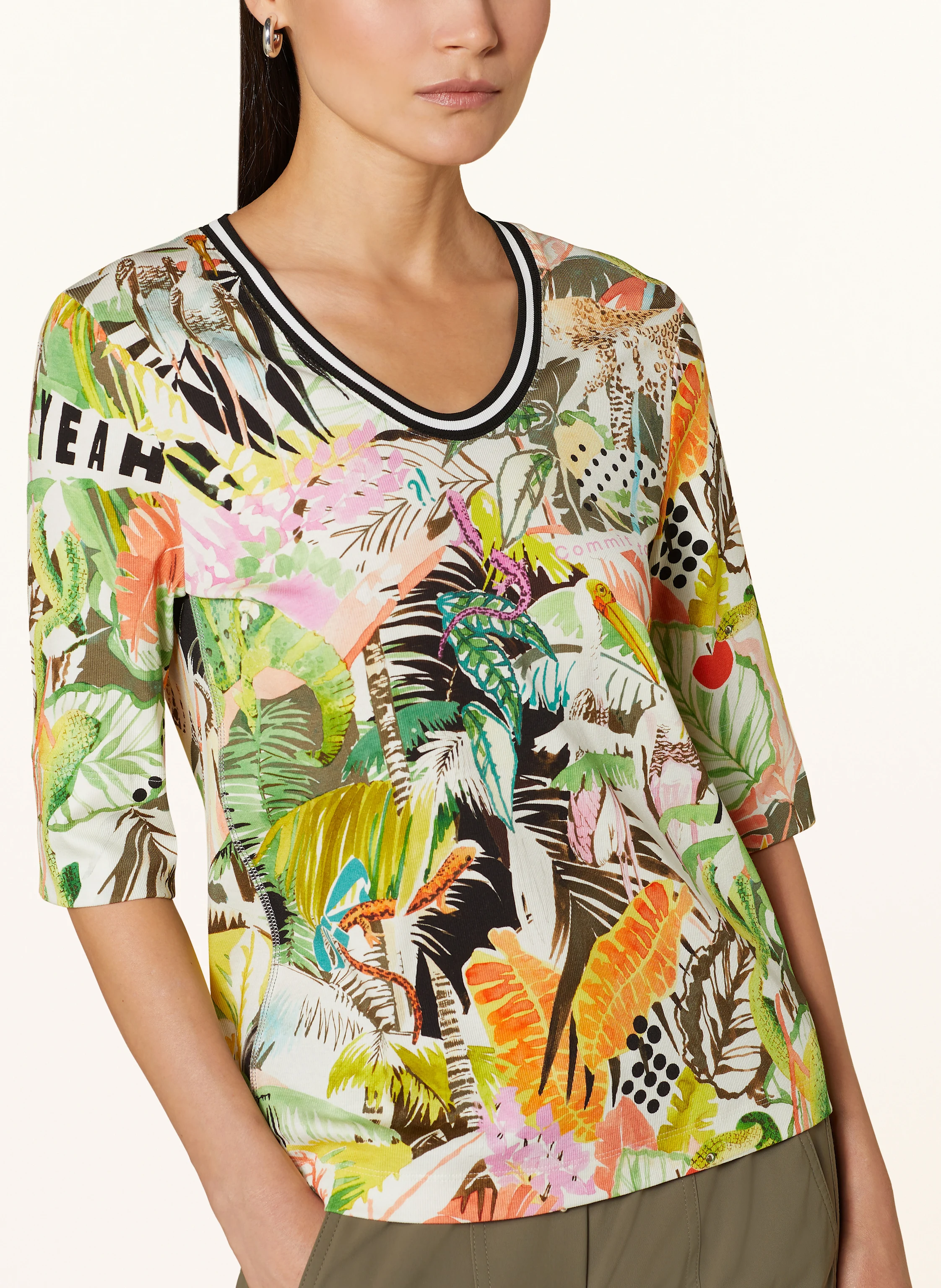 MARC CAIN T-Shirt mit 3/4-Arm