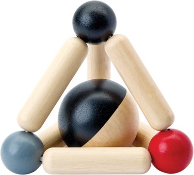 Plan Toys Triangle Clutching Motorisk Leke, High Contrast