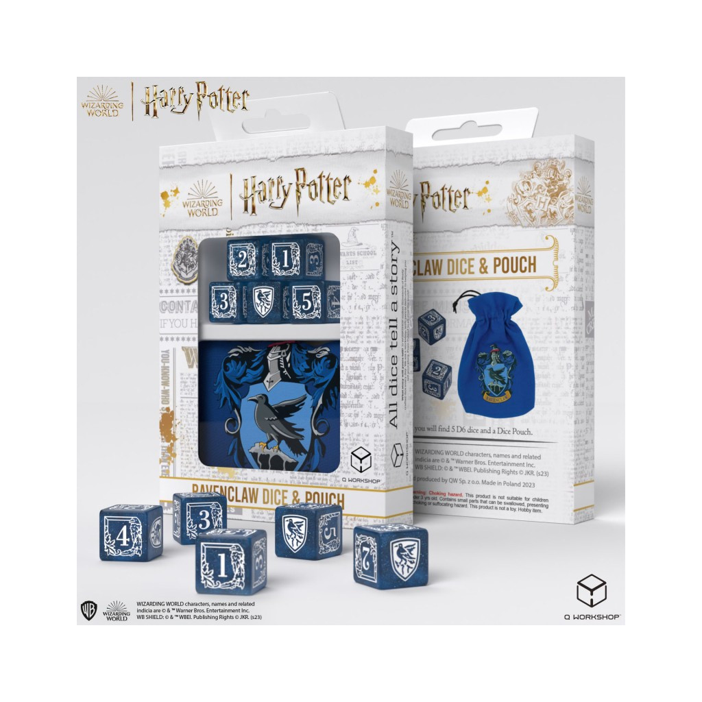 Harry Potter - Set de dés et Bourse Serdaigle