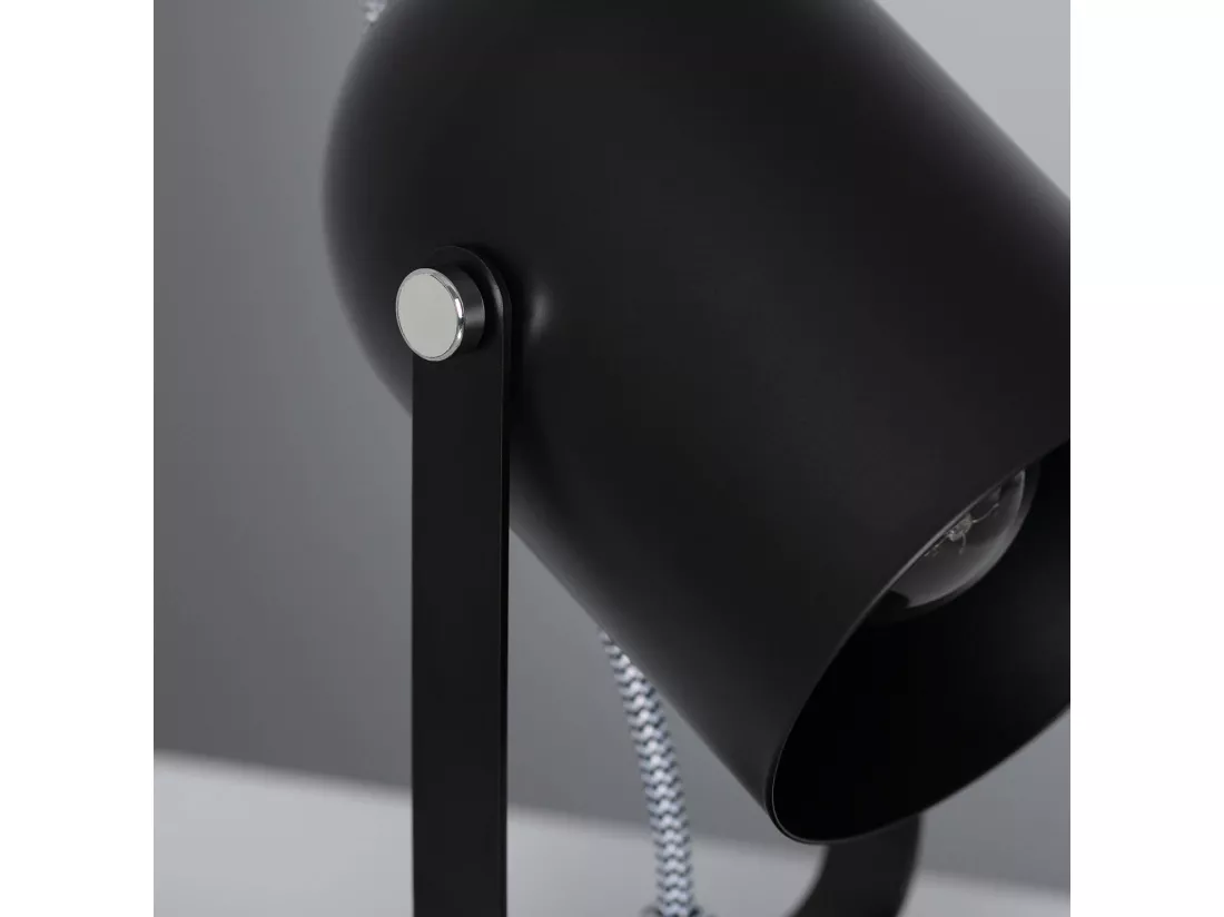 Lampe à Poser Métal Pomader Noir