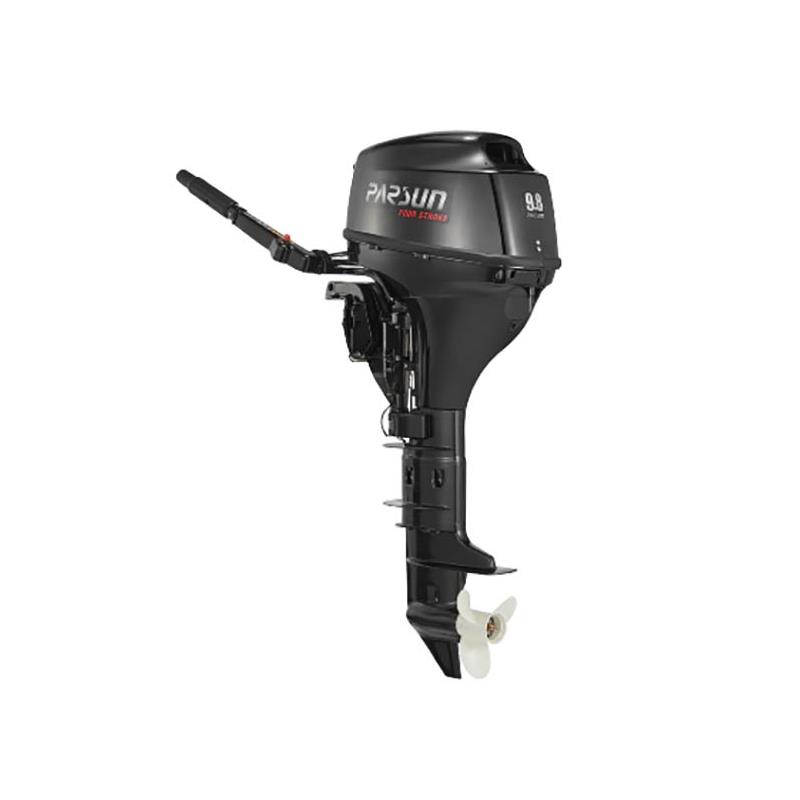 Moteur Thermique Parsun F9.8Bws - 9.8Cv - Arbre Court Barre Franche Démarrage Électrique