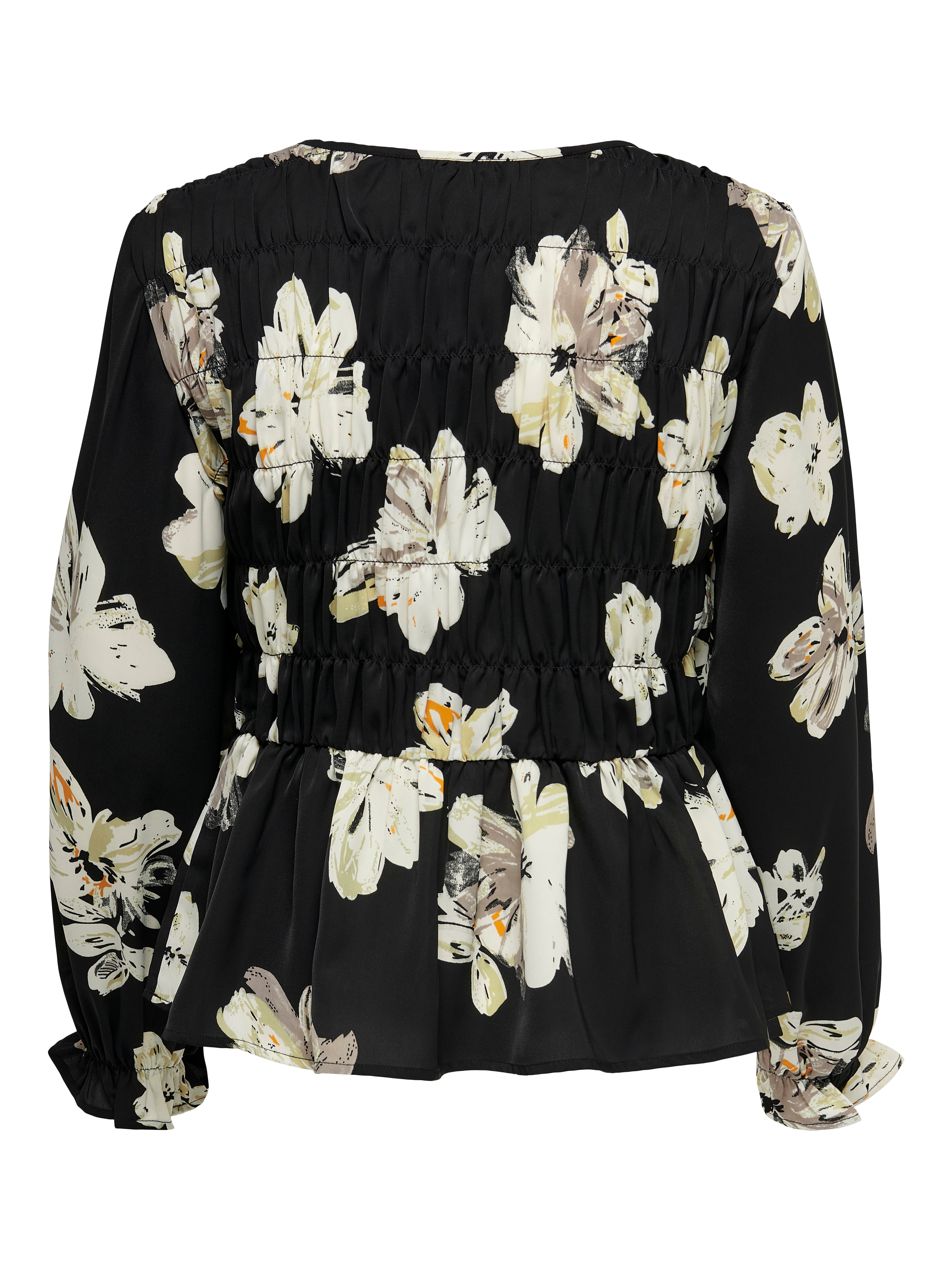 JDYKARLA Gesmoktes Top Black