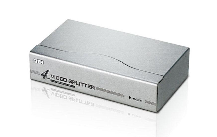 4-Port Signalsplitter VGA-VGAVGA-Grafik-Splitter und -Signalverstärker mit vier Ports