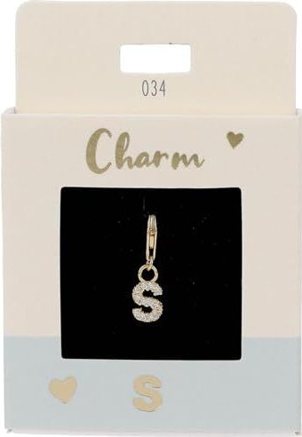 Depesche - Bedel Express Yourself - Hanger voor Kettingen - Verguld - Letter S