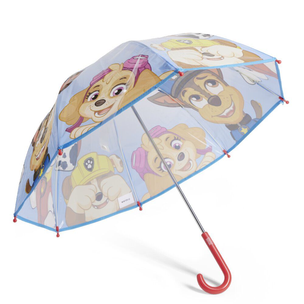 Parapluie Pat Patrouille bleu polyester et métal