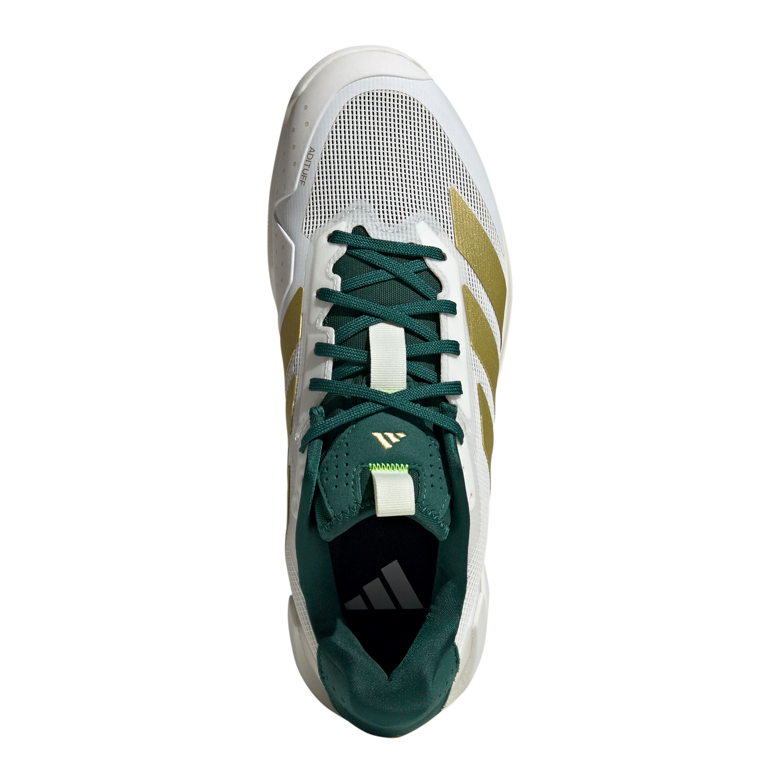 adidas Adizero Ubersonic 5 Chaussures Toutes Surfaces Hommes - Blanc , Or