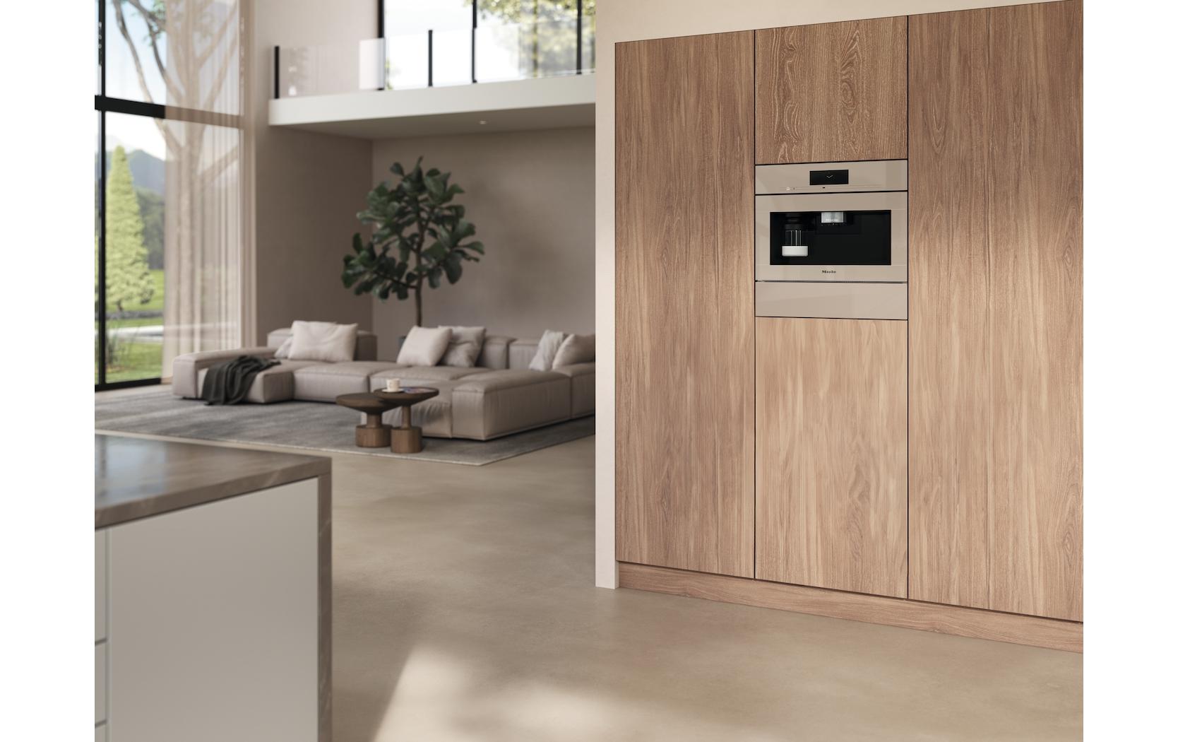 Einbau-Kaffeevollautomat CVA 7845 Beige<br>Einbau-Kaffeevollautomat mit DirectWater