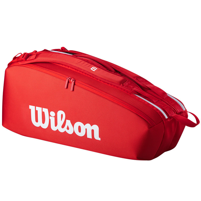 Sac de tennis Wilson 6 pack Super Tour rouge