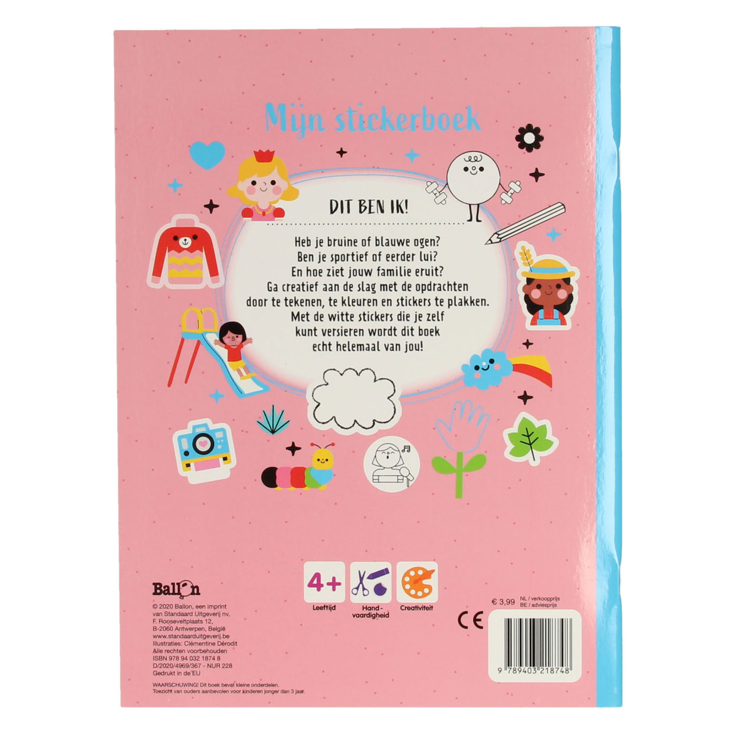 Mijn Sticker- en Activiteitenboek - Dit ben ik!