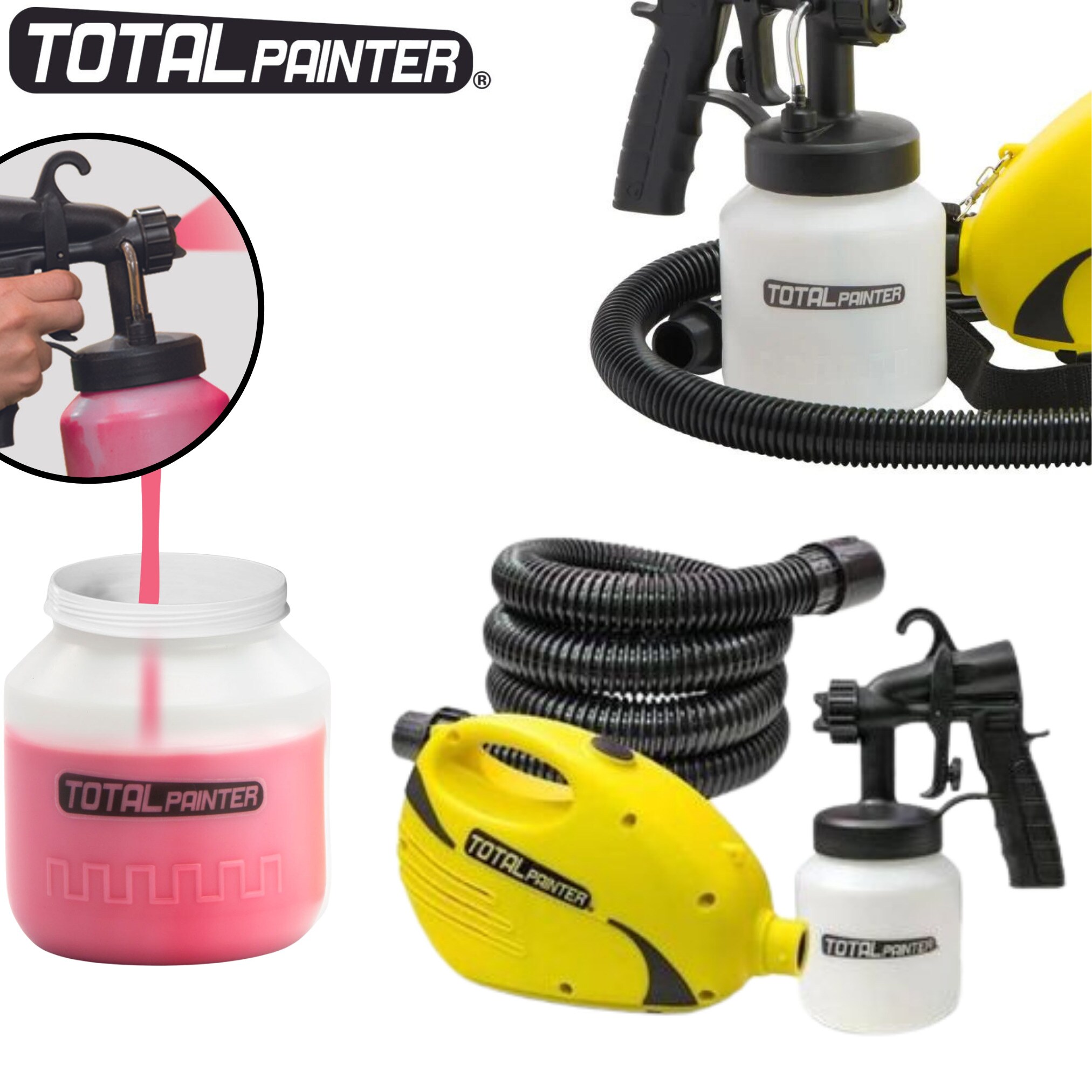 Best Direct® Farbsprühgerät - professionelles Farbsprühsystem Total Painter