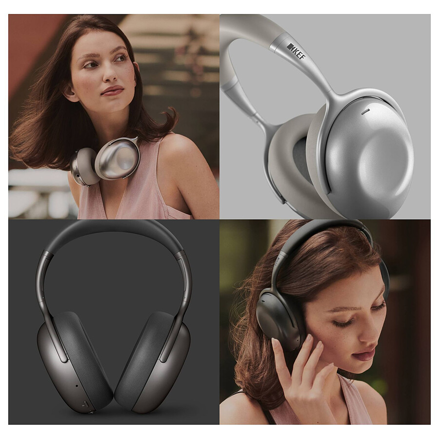KEF Mu7 (Gris foncé) - Casque sans-fil