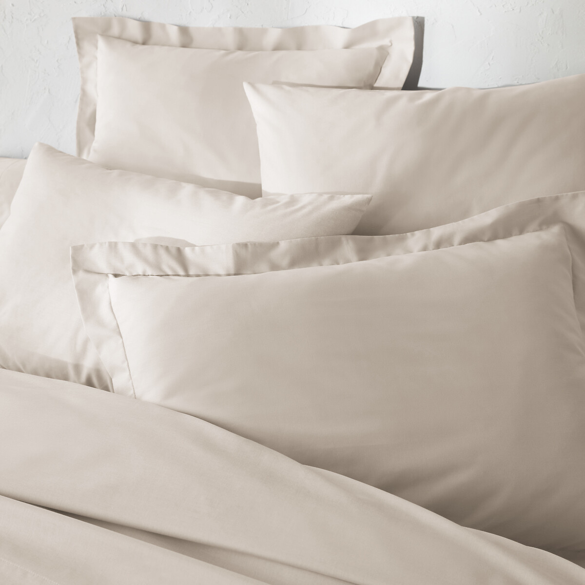 LA REDOUTE INTERIEURS<br>Effen plat laken em tergal, Cenário