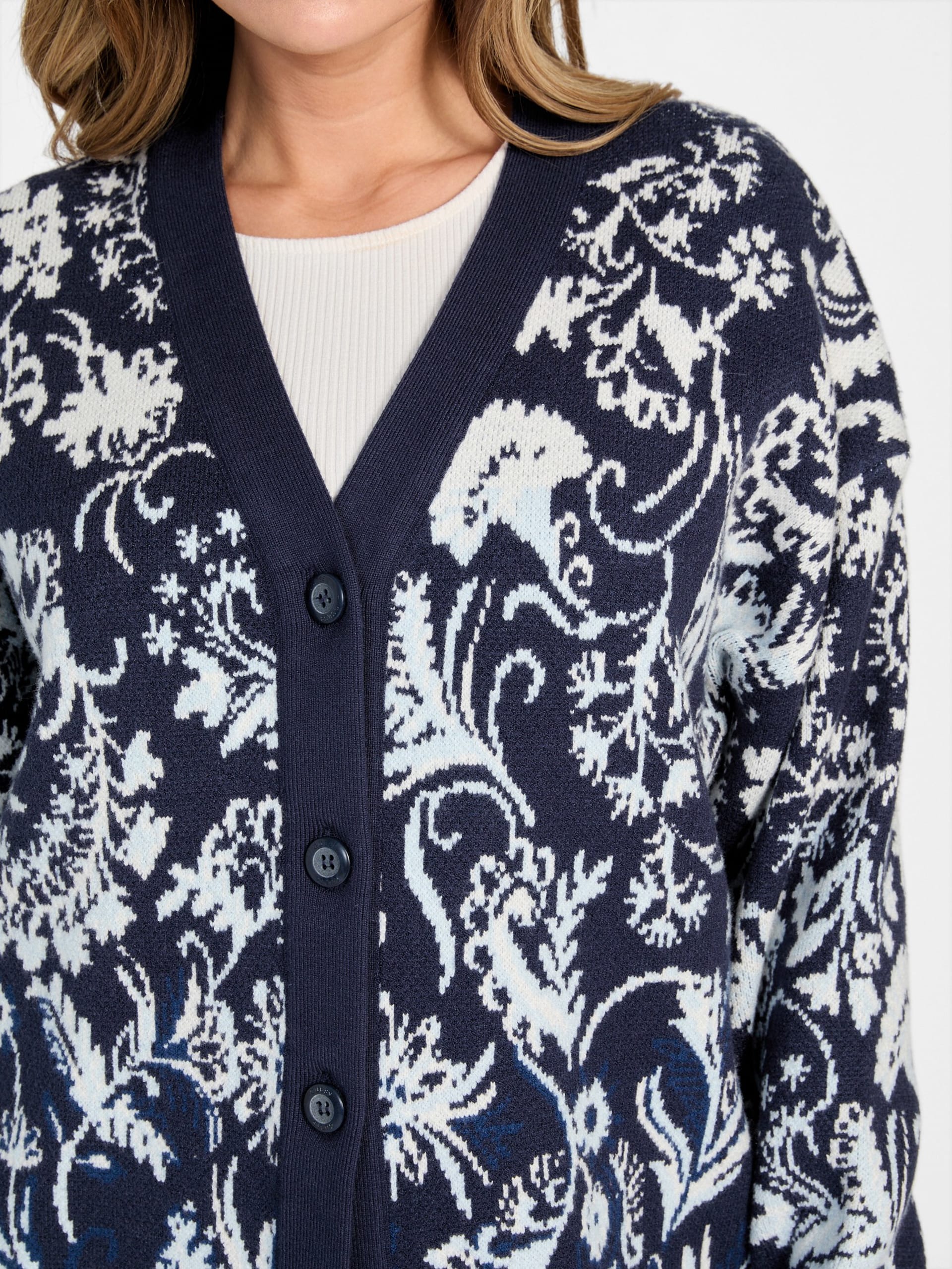 Cardigã Eco Melinda Jacquard