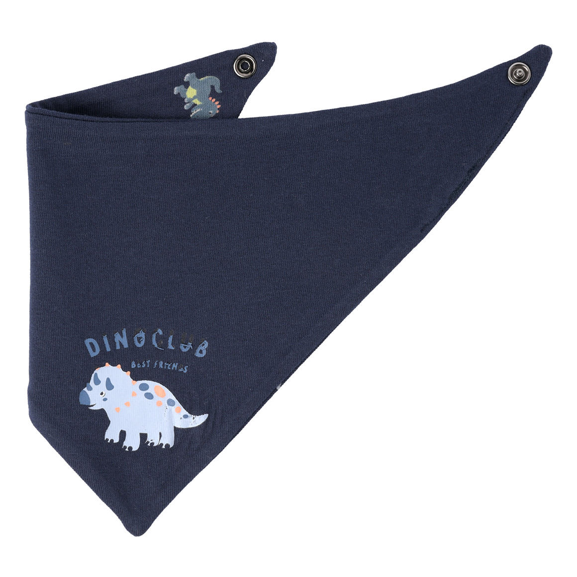 Topomini Baby Bandana mit Dino-Motiven dunkelblau