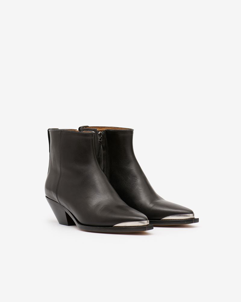 BOTTINES EN CUIR DE VACHETTE ADNAE