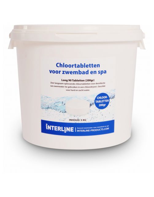 Interline Chloortablet Organisch - Zwembad-Onderhoud - 5 kg