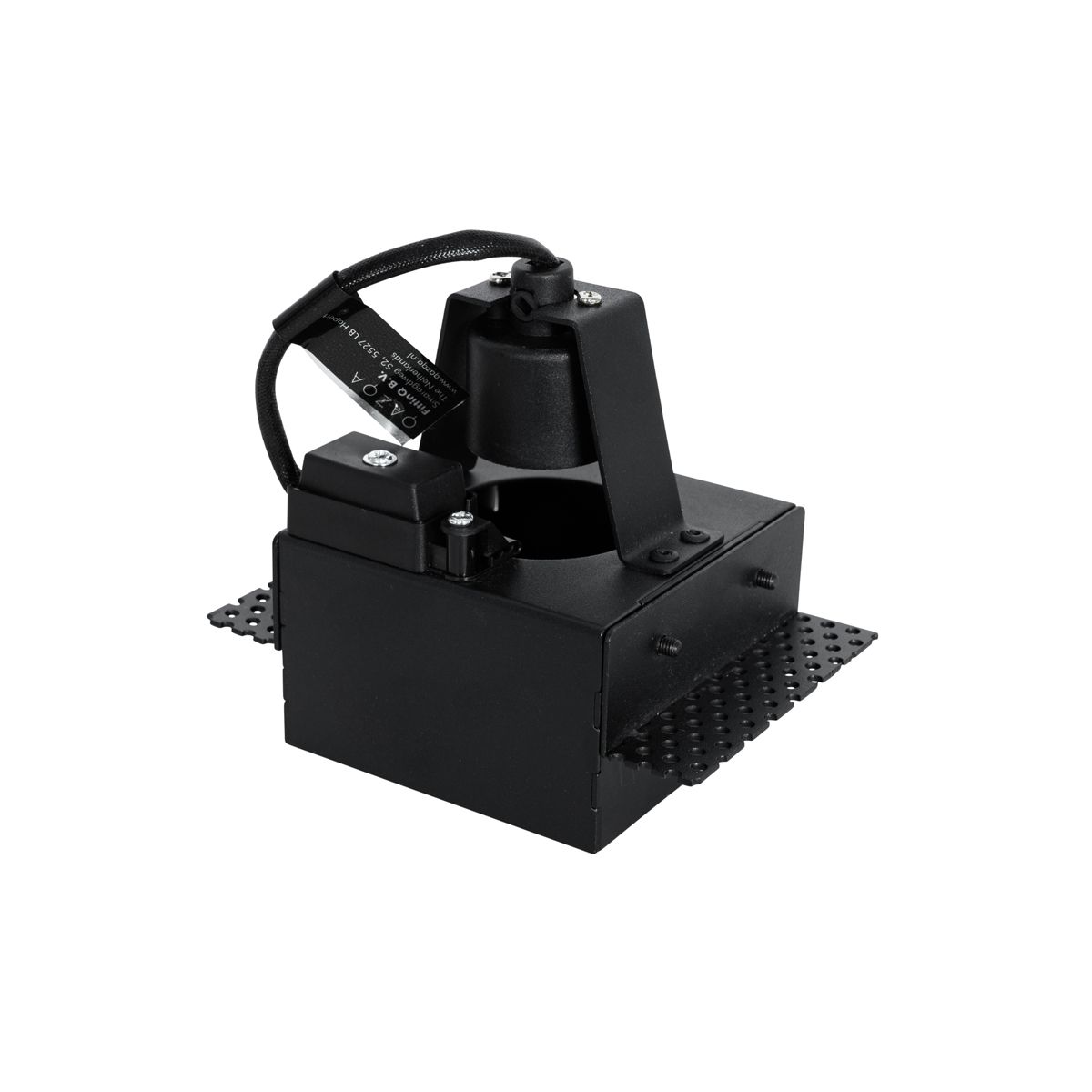 Moderne inbouwspot zwart GU10 AR70 trimless - Oneon