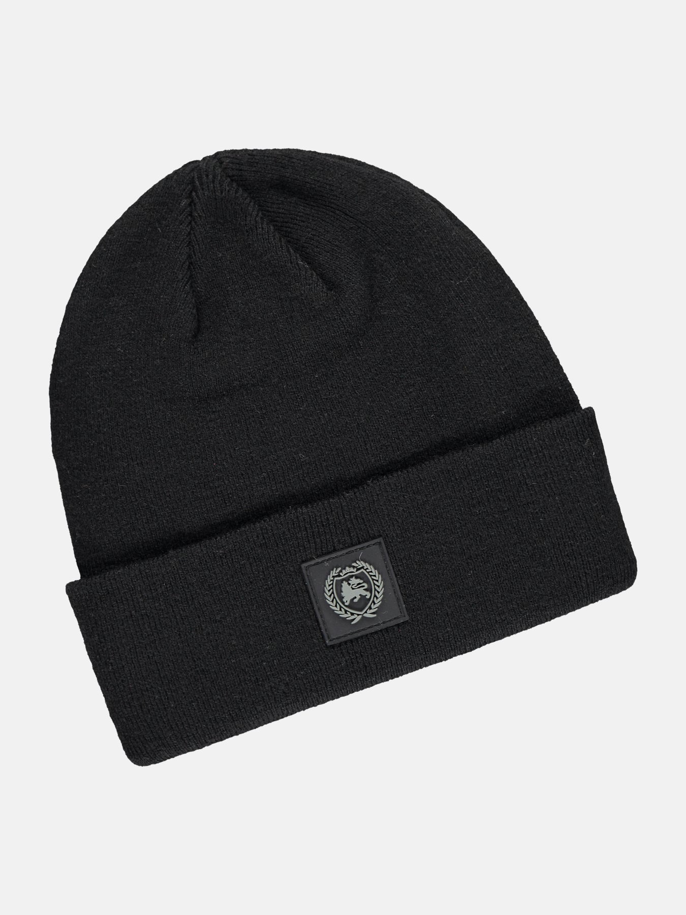 Flachstrickmütze, doppellagig