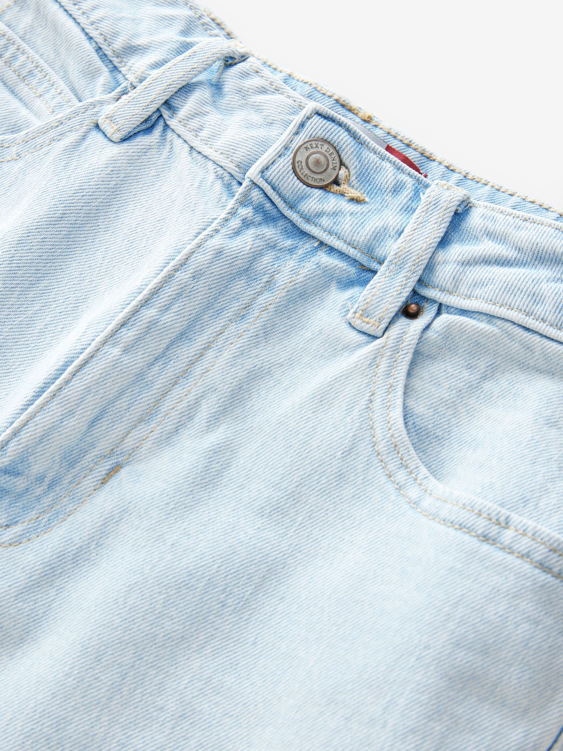 Gebleekte denim - Authentieke Carrot Barrel jeans
