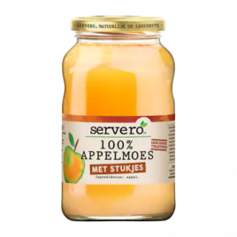 Servero 100% appelmoes met stukjes groot