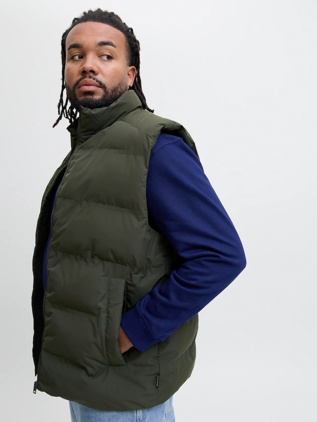 Jack & Jones PlusSize Steppweste »JJESOHO BODYWARMER COLLAR SN PLS«