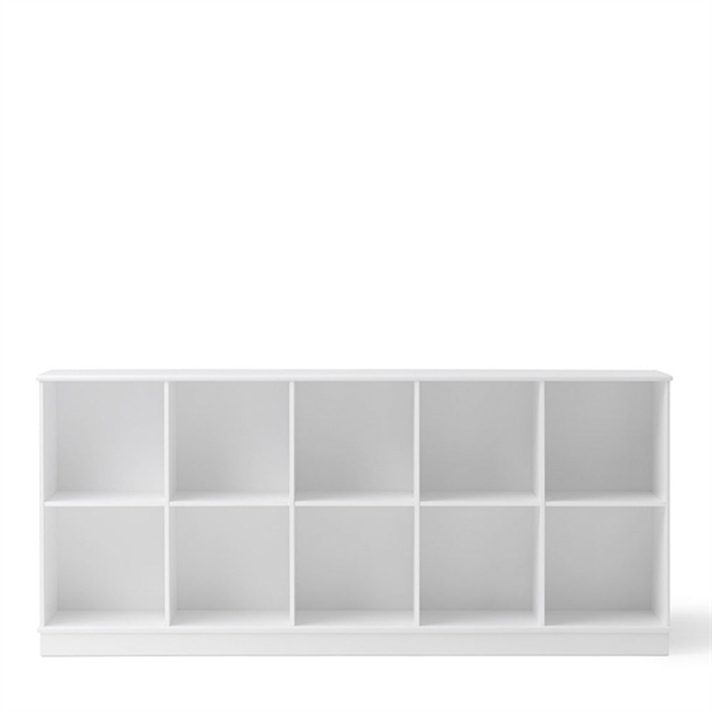 Køb Oliver Furniture Wood Reol 5x2 m. Sokkel