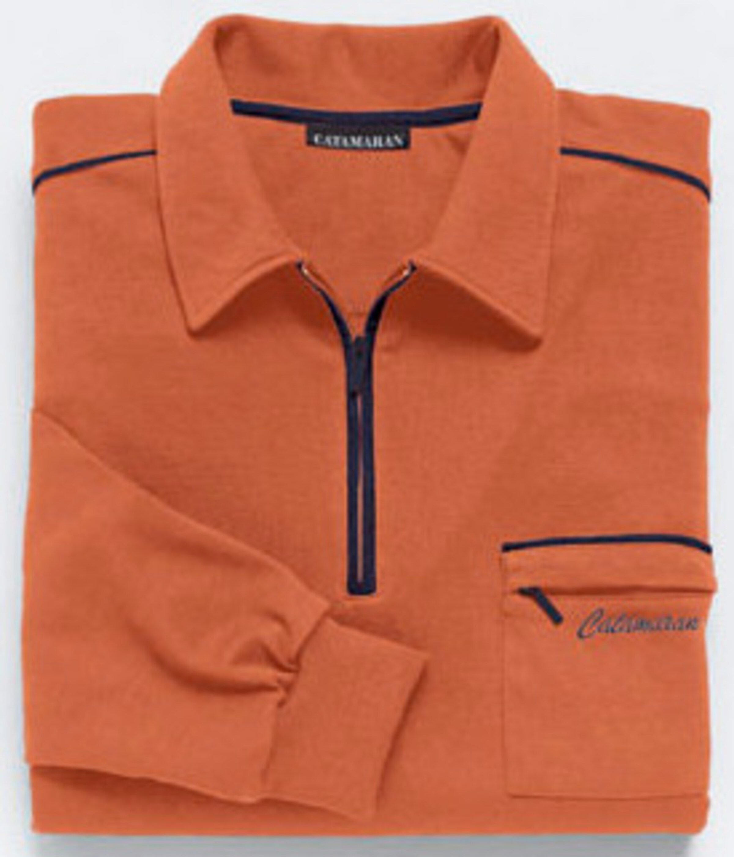 Langarm-Poloshirt