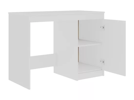 Bureau Blanc 140x50x76 cm Bois d’ingénierie