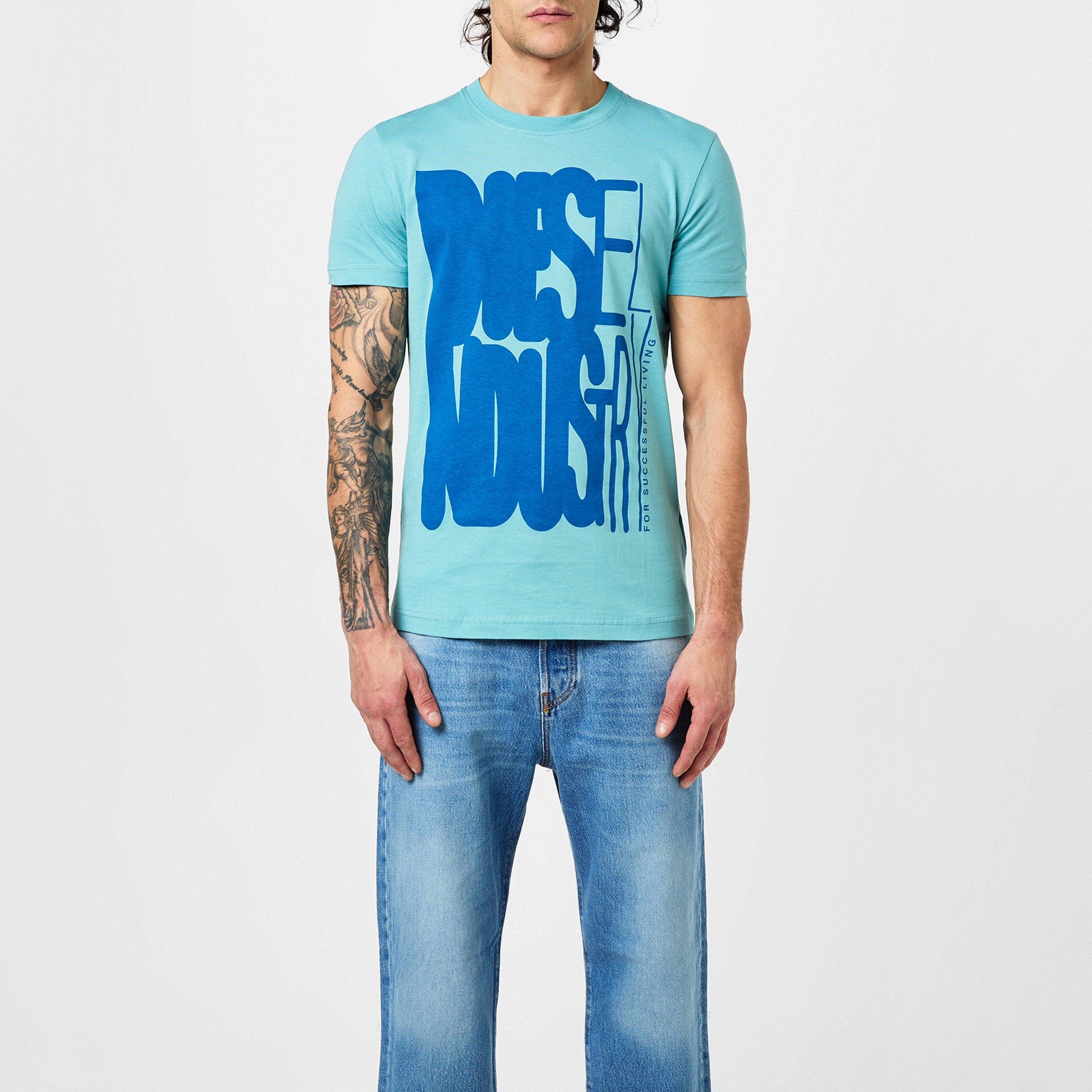 Diesel Water Print T-Shirt