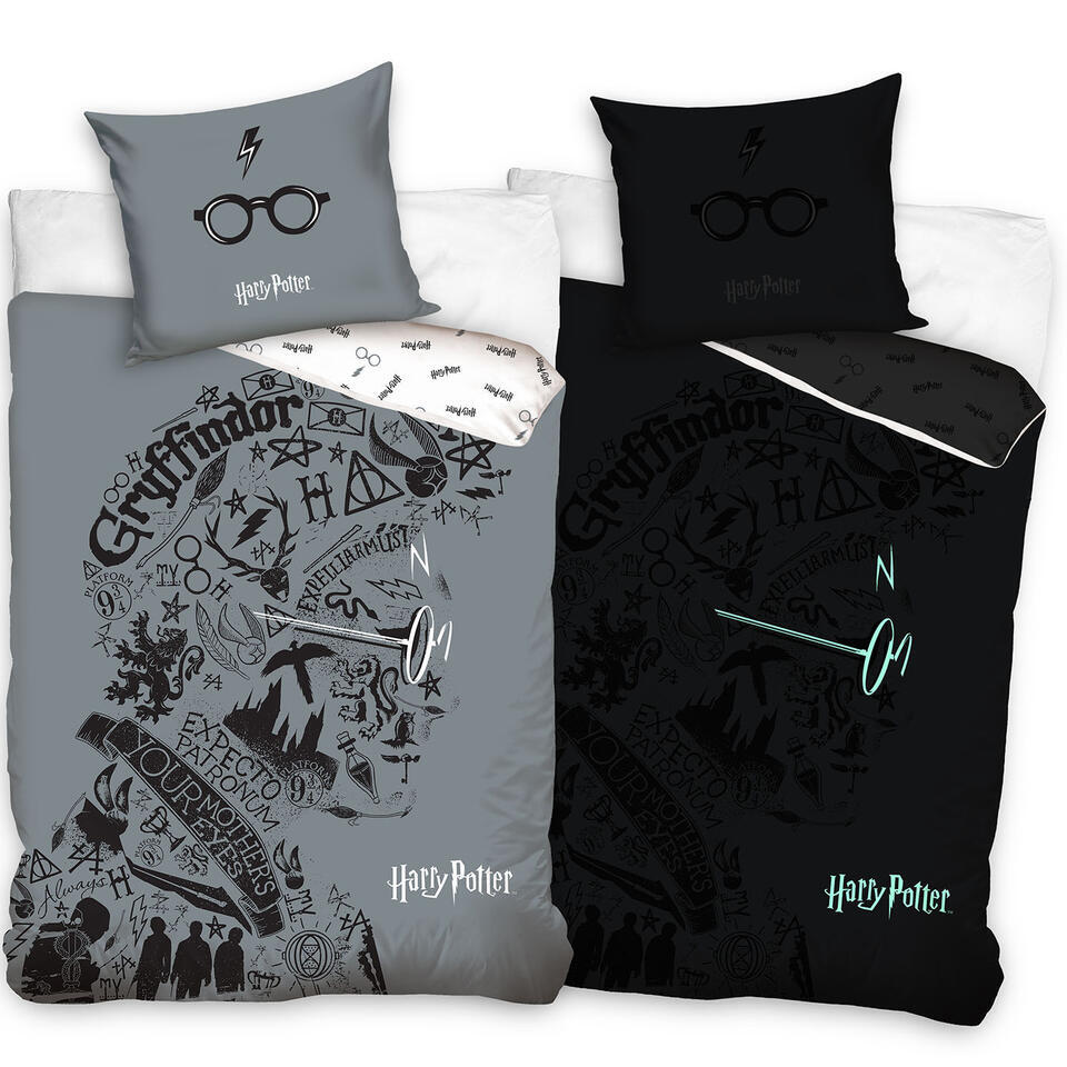 Harry Potter Dekbedovertrek - 140 x 200 cm - Katoen