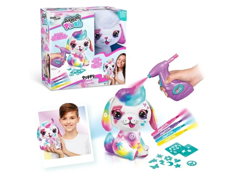 Airbrush Plush Hundehvalp