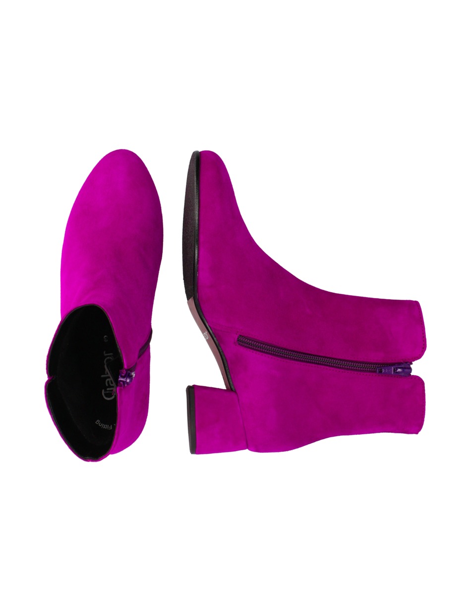 Veloursleder Stiefelette
