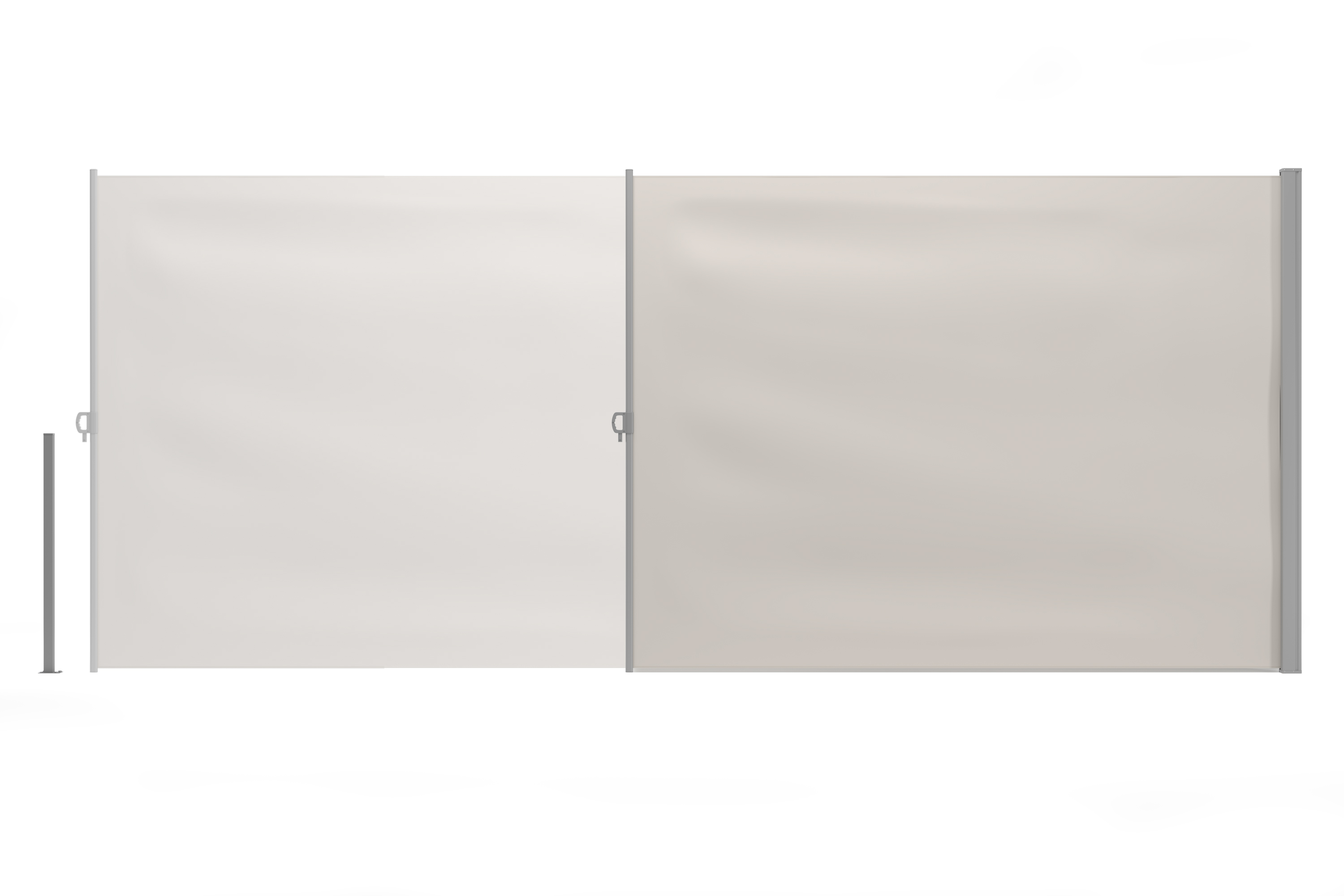 Seitenmarkise VIA 200 x 500 cm beige