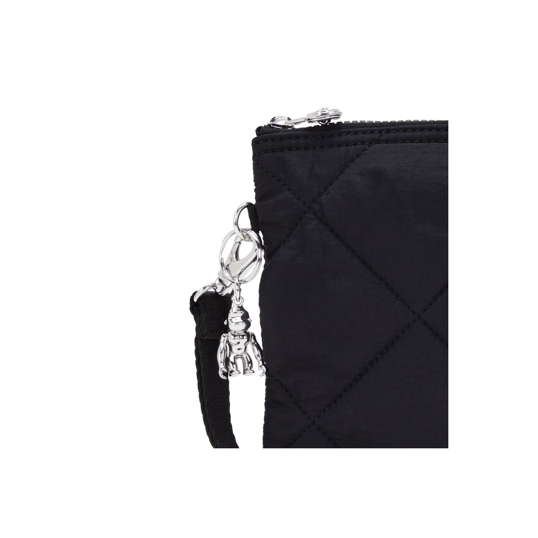 FANCY Grande pochette plate avec dragonne - Cosmic Black Quilt