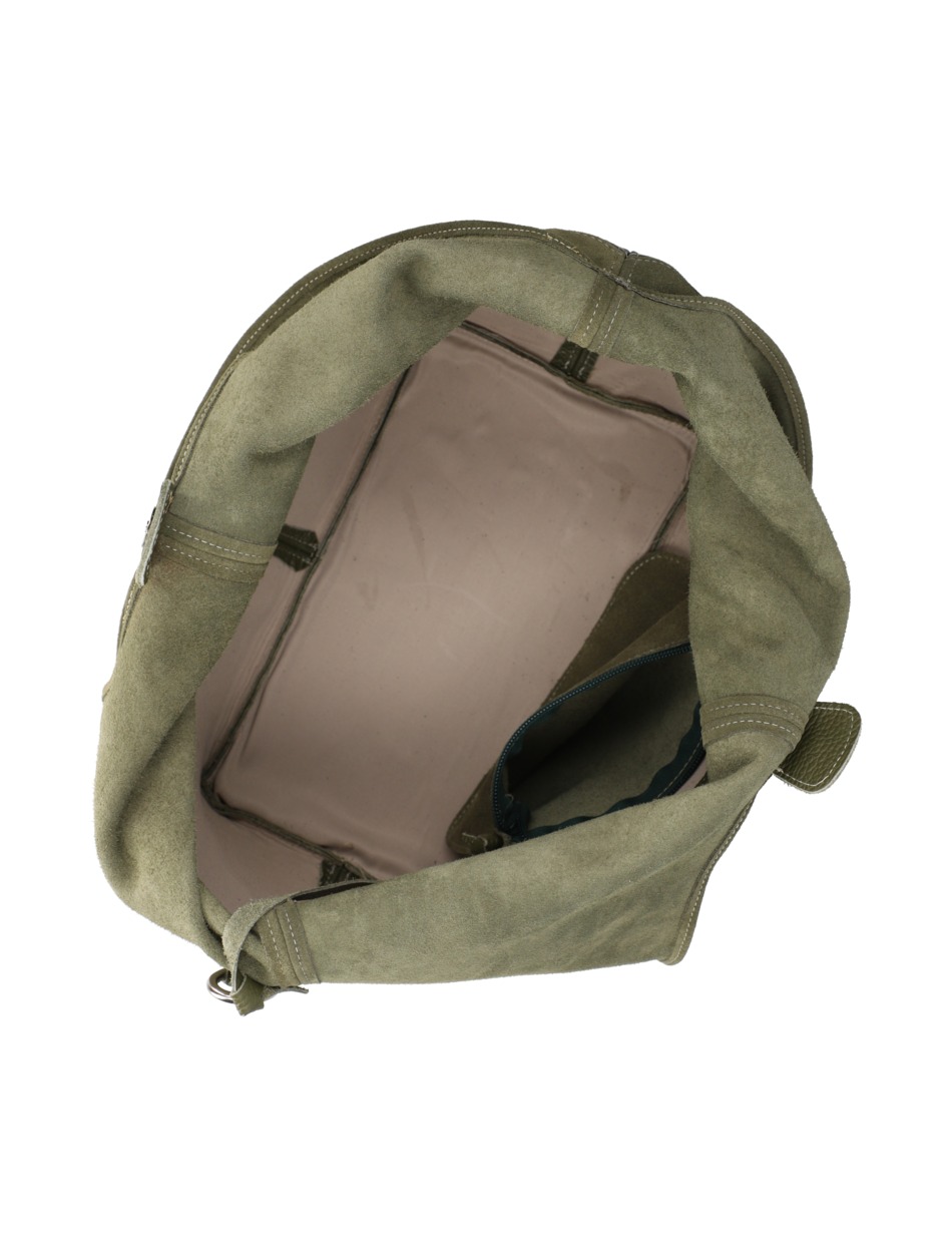 Veloursleder Shopper
