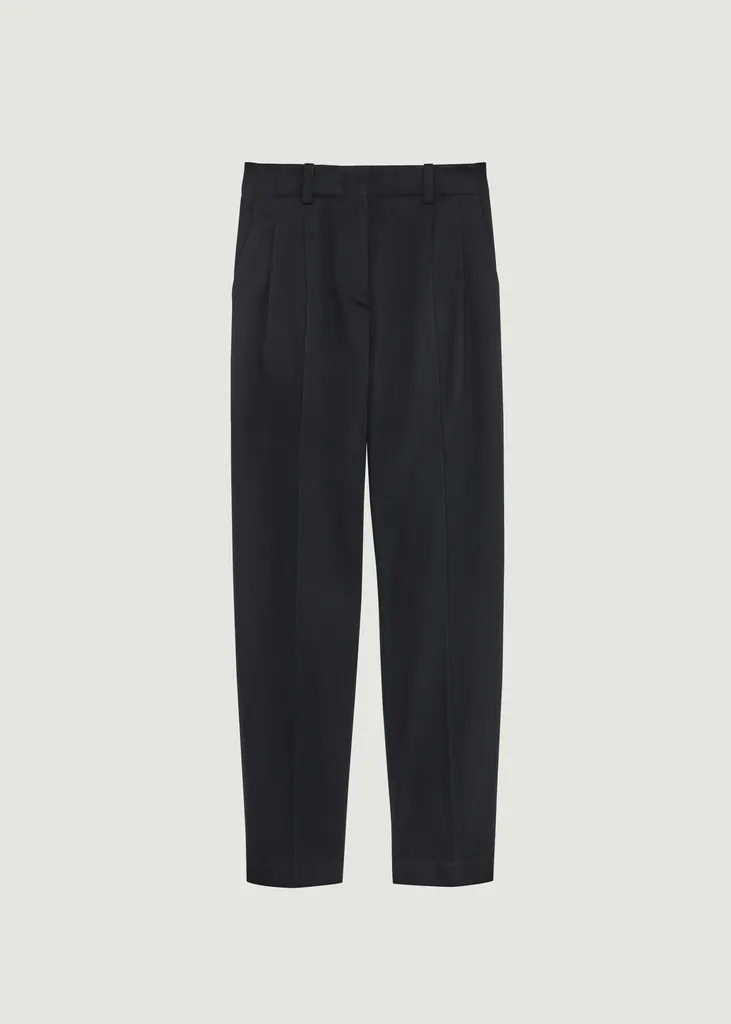 Pantalon double plis en twill de coton L'Exception Paris