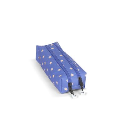 Trousse Catch - 2 compartiments - bleu - Pol Fox