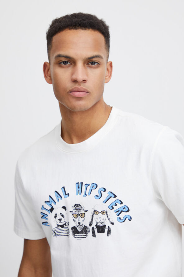Blend Tee White hipster